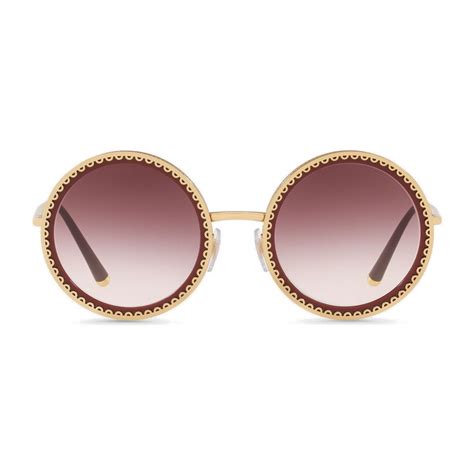 round dolce and gabbana sunglasses